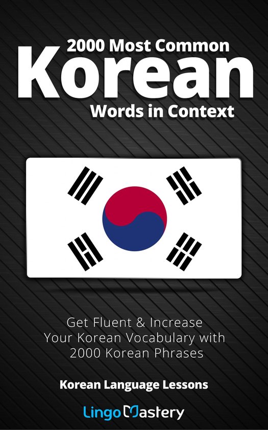 Korean Language Lessons - 2000 Most Common Korean Words in C ... - cover