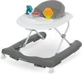Explorer Loopstoeltje Voor Baby's Met Uitneembaar Activiteitentafeltje - Eenvoudig Inklapbaar Loopstoeltje 6-18 Maanden - Grey Mist