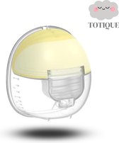 Borstkolf - Elektrische borstkolf – Handsfree borstkolf – BPA-Vrij - Enkel – TOTIQUE – Geel