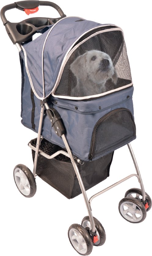 Duvo+ hondenbuggy Pet Buggy 4 wheeler