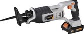 Bol.com Batavia Accu 18V Accu reciprozaag - Incl. 4.0 Ah Li-ion Accu / 4.5A Snellader - 3000RPM - Max. zaagcapaciteit hout 100mm... aanbieding