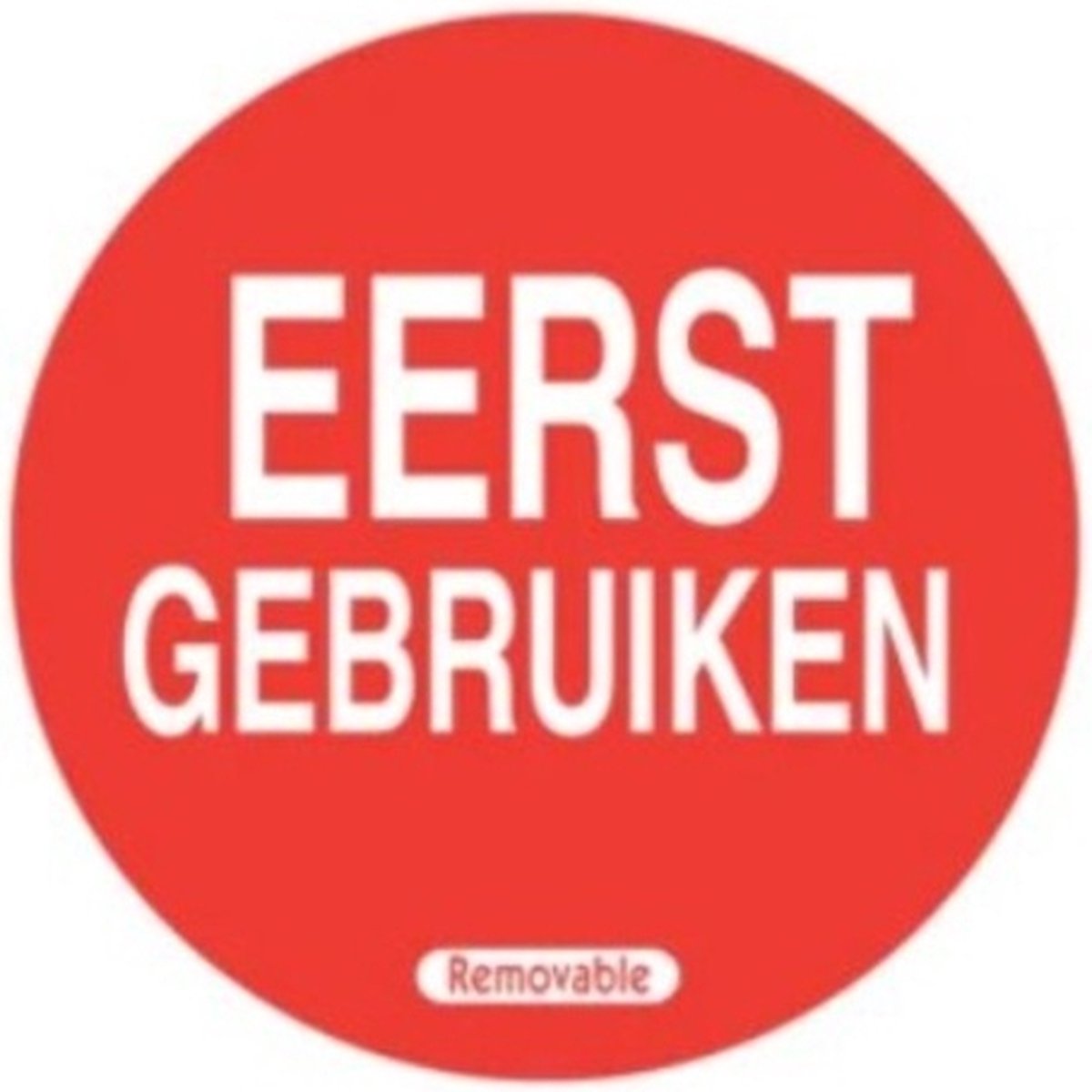 LabelLord | HACCP Stickers | Remove Label | Eerst Gebruiken dia 50mm | 500 etiketten op rol