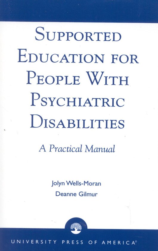 Supported Education for People with Psychiatric Disabilities - cover