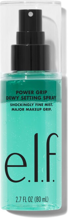 ELFE Cosmetics Power Grip Dewy Setting Spray 80ML - Pour un Finish radieux et longue dure | bol ELFE Cosmetics Power Grip Dewy Setting Spray 80ML - Pour un Finish radieux et longue dure | bol