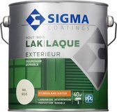 Sigma Houtlak Exterieur Satin - Beschermt Houtwerk - Kleurvast & Krijsvrij - RAL 9010 - 2.5L