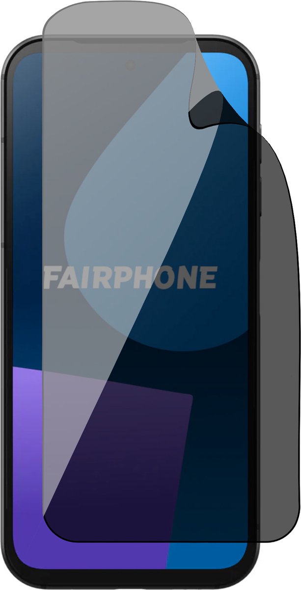 Privacy Screenprotector geschikt voor Fairphone 5 - 1x FlexGuard Screen Protector