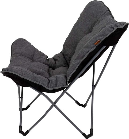 Bo-Camp - Urban Outdoor - Vlinderstoel - Redbrigde - L - Oxford polyester - Grijs van Bo-Camp — afbeelding 4