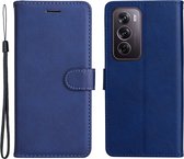 Coverup Book Case - Convient pour OPPO Reno12 Pro Case - Blauw