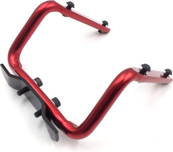 1 Stuks (Rood) Bidonhouder Connector - Bidonhouder zadel - Bidonhouders - Bidonhouder fiets - Voor Bidonhouder racefiets, Mountainbike,marathonfiets - Bidonhouder - Fiets Aluminium dubbele bidonhouders achteraan Connector — afbeelding 2