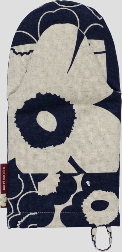 Marimekko Unikko Kollaasi Gant de cuisine Bleu foncé bol