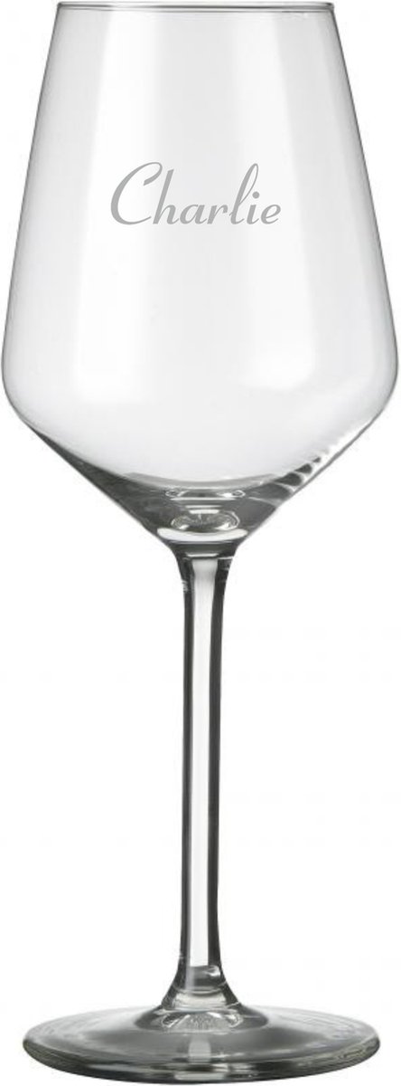 Wijnglas - Wijnglas met naam - Moederdag - Verjaardag - Vriendin - gepersonaliseerd - naam graveren - glas gravering - uniek cadeau - uniek