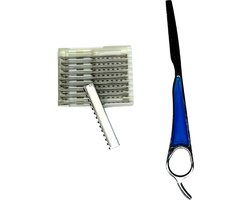 Feather Styling Scheermes - Inclusief 10 Premie Feather Mesjes