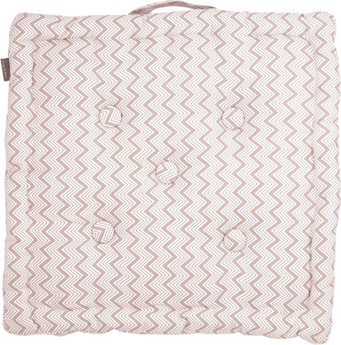 Linen & More Mattress Fine Zigzag T | 40 X 40 | Sierkussen Voor Woonkamer Of Slaapkamer Roze