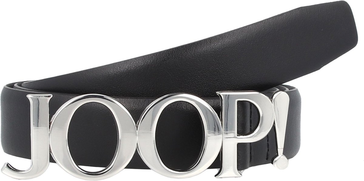 Joop! Riem leer - Dames - 80 cm - black-silver