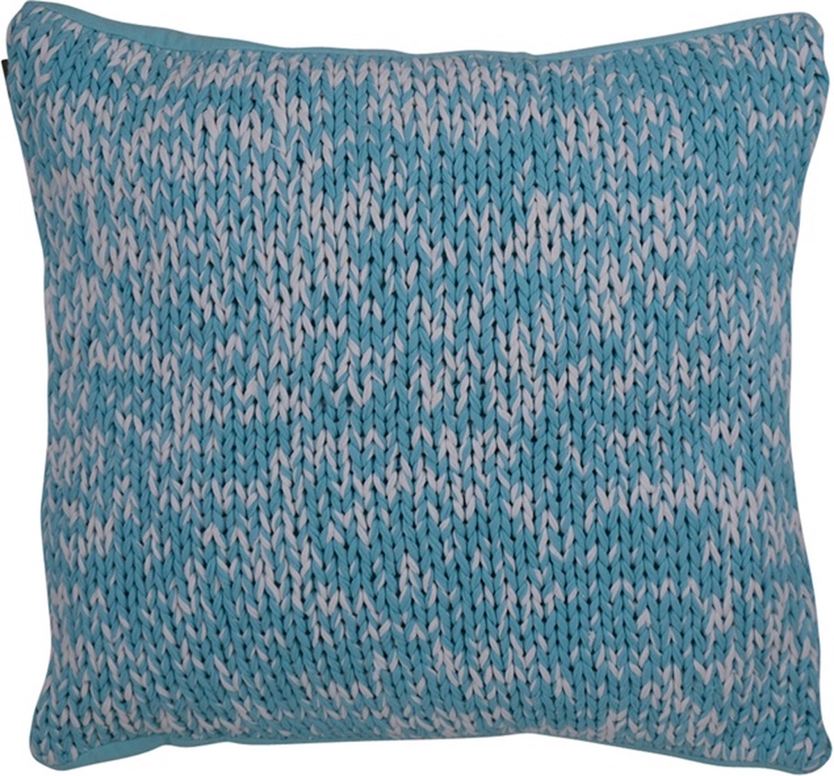 Linen & More Kussen Double Knit L./Wit | 45 X 45 | Sierkussen Voor Woonkamer Of Slaapkamer