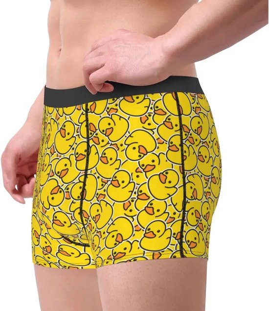 Leuke boxershort met badeenden Eend Grappige onderbroek Mannen lingerie Print. bol