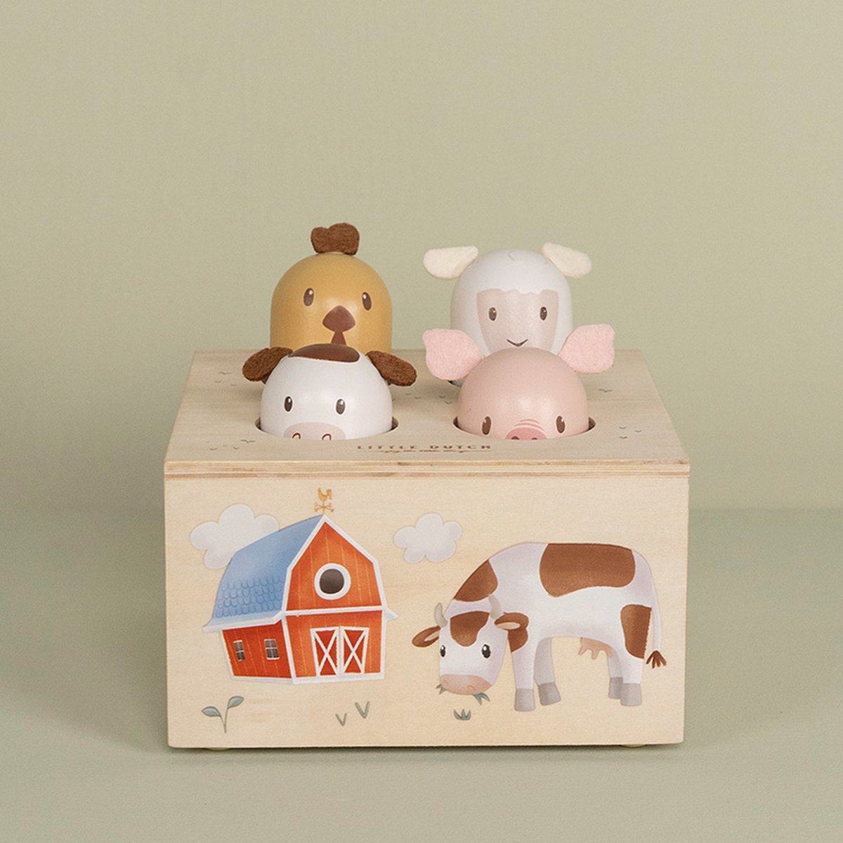 Little Dutch Pop-up speelgoed Little Farm FSC — afbeelding 4