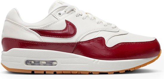 W Nike Air Max 1 LX Grijs Rood maat 40 bol