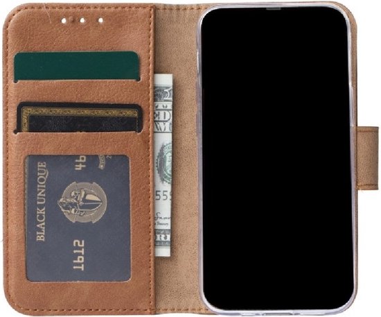 Bookcase Telefoonhoesje Geschikt voor Samsung Galaxy A05 - Hoesje - Ruimte voor 3 pasjes - Magneetlipje - Portemonnee - FuturiQ - Lichtbruin