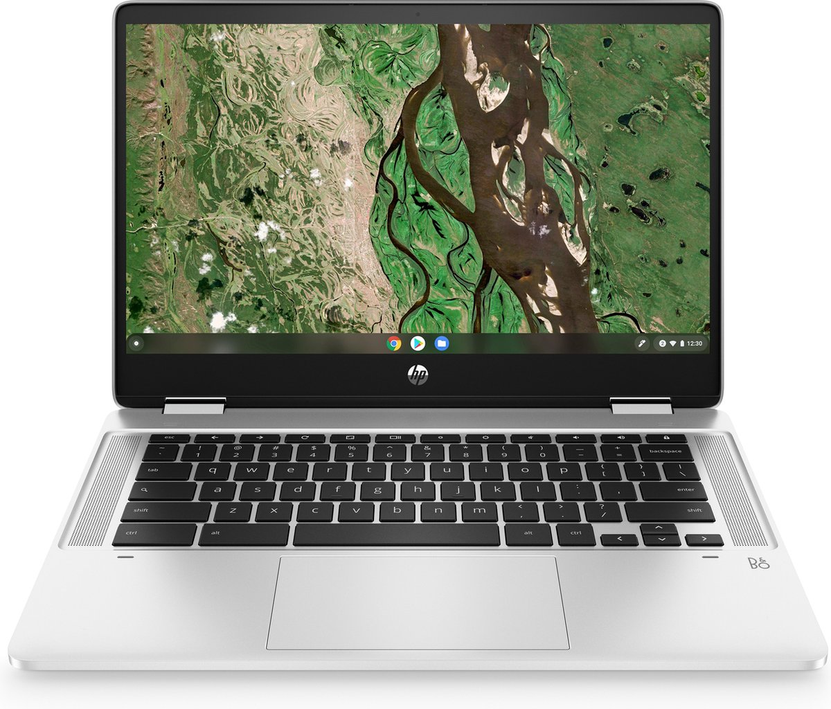 HP Chromebook x360 14b-cb0003nb Intel® Pentium® Silver N6000 35,6 cm (14") Touchscreen Full HD 8 GB LPDDR4x-SDRAM 128 GB eMMC Wi-Fi 6 (802.11ax) ChromeOS Zilver