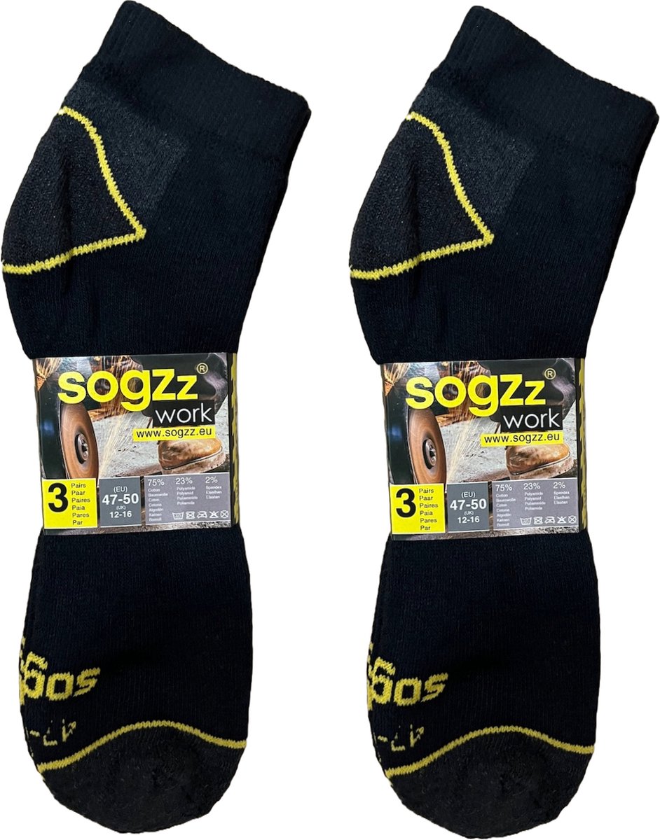 Werksokken Sneaker Model 6-Pack Maat 47/50