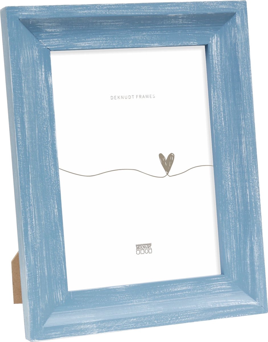 Deknudt Frames fotolijst S67UF6 - hout - blauw handgeschilderd - 13x18
