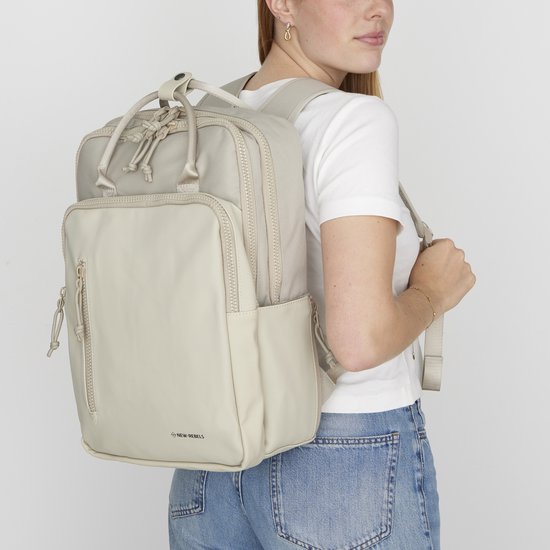 William Milwaukee Beige 18L Sac à dos Water Repellent Laptop 15.6 »