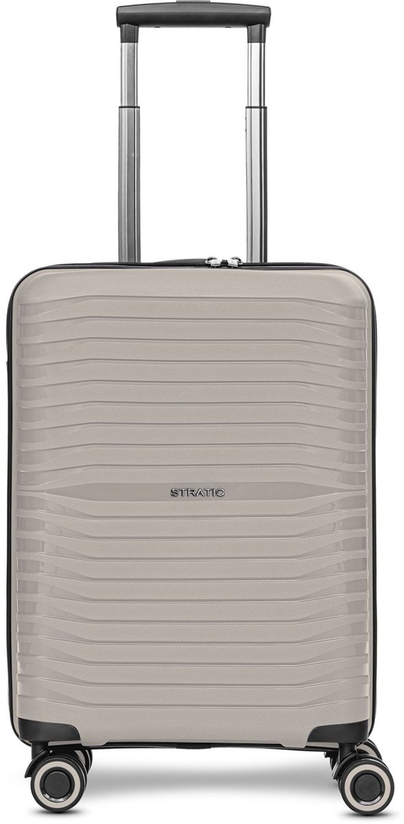 Stratic Shine 4 wielen Cabinewagen 55 cm - Harde bagage - - taupe