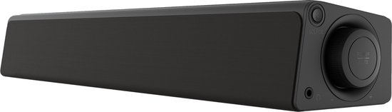 Foto: Creative stage se mini soundbar met bluetooth zwart compacte soundbar voor onder de monitor met bluetooth 5 3