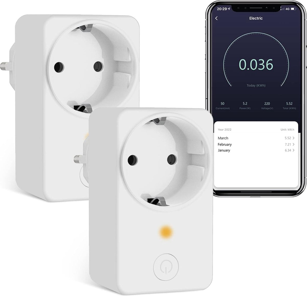 Slimme Draadloze Energiemeter voor Realtime Monitoring en Efficiënt Energiebeheer - Compatibel met Diverse Apparaten - Intelligent Ontworpen met Draadloze Connectiviteit