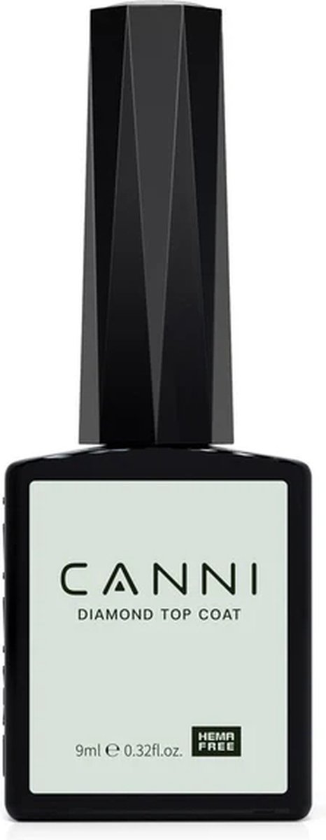 Canni UV Gellak Top Coat - 9 ml - Top Coat Gel - Top Coat Nagellak - Top Coat No Wipe - Canni Gellak - Gellak Nagellak