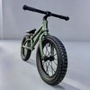 Jobber - Fatbike Loopfiets 3 jaar - Groen - Fatbikes - Kids - Stoere Loopfiets jongens vanaf 3 jaar – Personaliseerbaar – Dikke banden