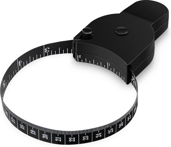 Foto: Botc omtrekmeter meetlint omvang meetlint body mass tape 150 cm zwart