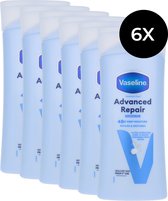 Bol.com Vaseline Advanced Repair Intensive Care Bodylotion - 6 x 200 ml - Voordeelverpakking aanbieding