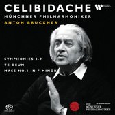 Munchner Philharmoniker & Sergiu Celibidache - Anton Bruckner: Symphonies 3-9/Te Deum/Mass No. 3 (CD)