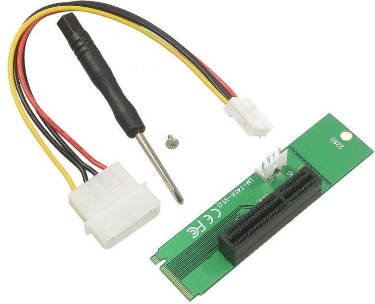 x4 PCI Express naar M.2 PCIe SSD Adapter - M.2 NGFF SSD (NVMe of AHCI) Adapterkaart (PEX4M2E1