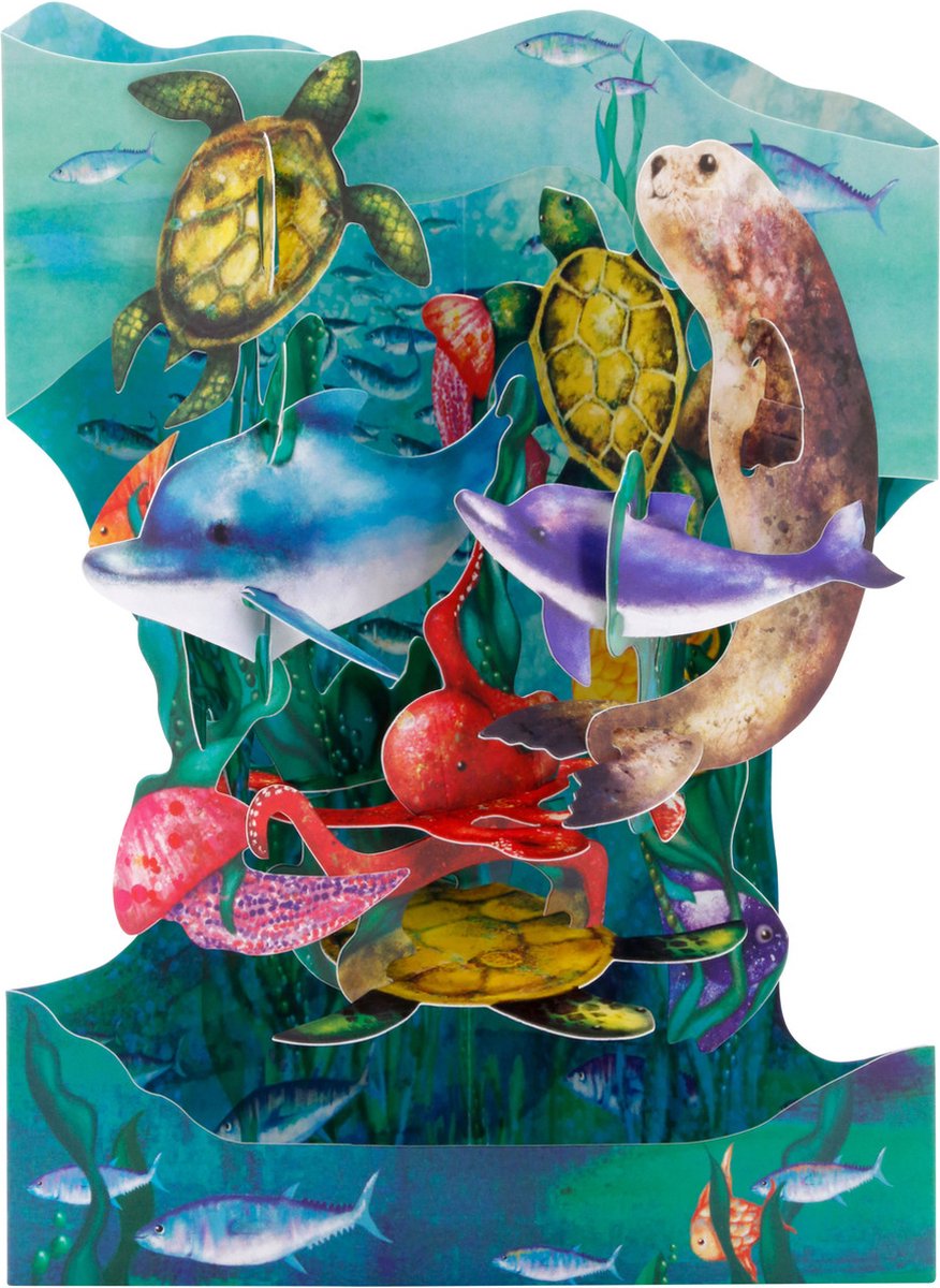 Santoro 3D Swing Cards Onderwaterwereld