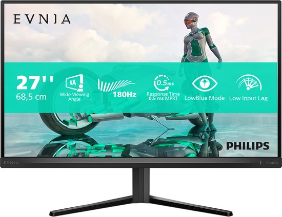 Philips Evnia 27M2N3200S – Full HD Gaming Monitor – 180hz – 27 inch