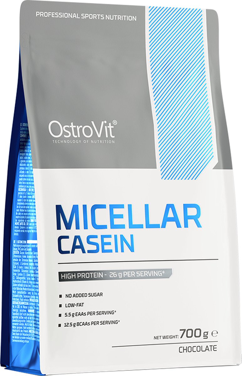 Goedkoopste Protein Poeder - Micellar Casein - 700 g - OstroVit - - Chocolade