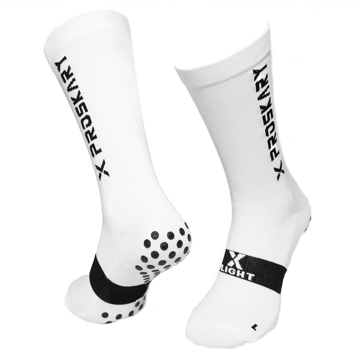 Hardloopsokkken met Grip - 41/46 - Proskary - Wit - Anti blaren