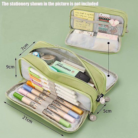 Kleurpotlood etui 200 sleuven canvas, kleurpotlood organizer met Kleurpotlood etui 200 sleuven canvas, kleurpotlood organizer met