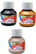 Aqua Tint - Aquarel Verf – 3 Kleuren – 3 x 50ml - Gebruiksklaar