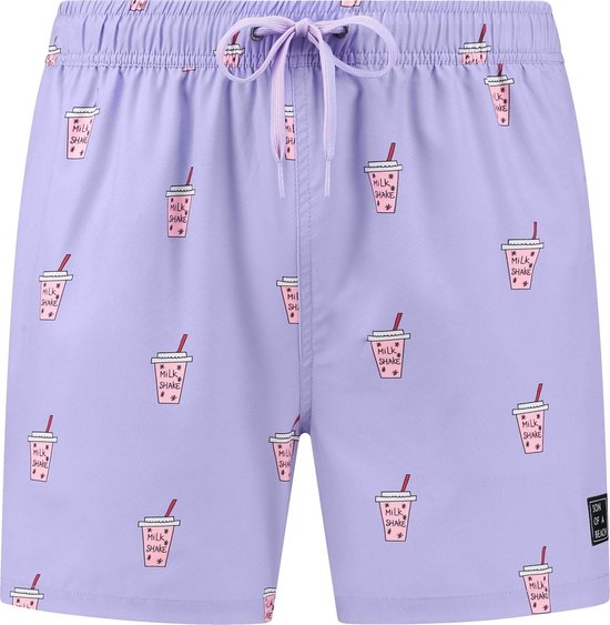 Son of a Beach - Milkshake Lila Jongens Zwembroek - maat 110-116 - Paars