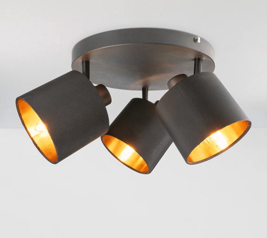 HOFTRONIC - Jimmy LED Plafondspot met 3 spots