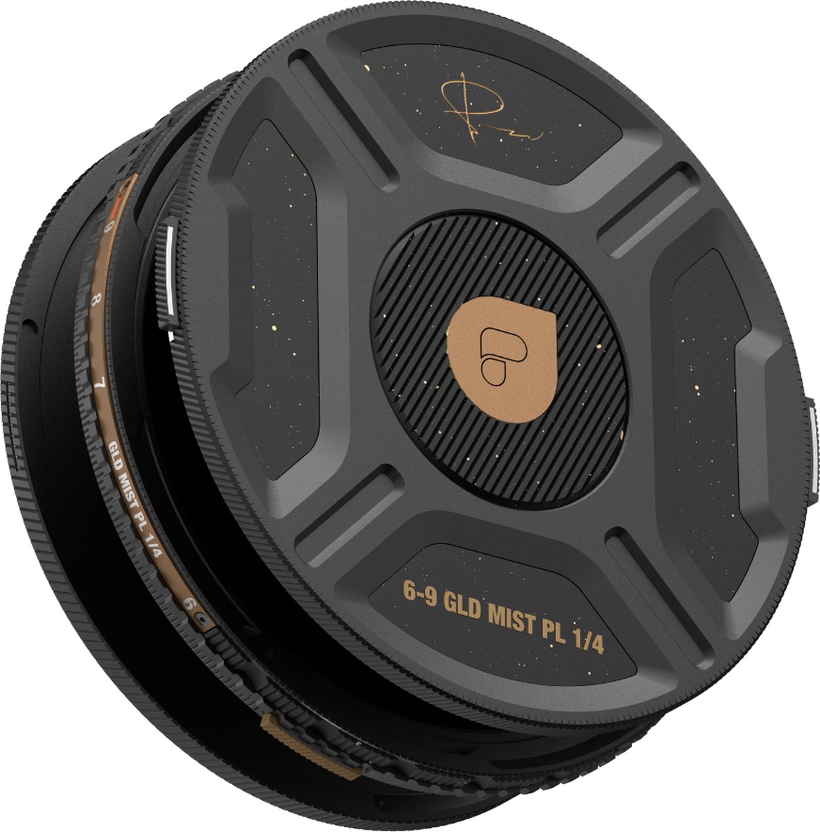 PolarPro - Chroma VND/PL - McKinnon Series - 6-9 stops - Helix Maglock (Enkel De Filter) - Gold Mist - Camerafilter