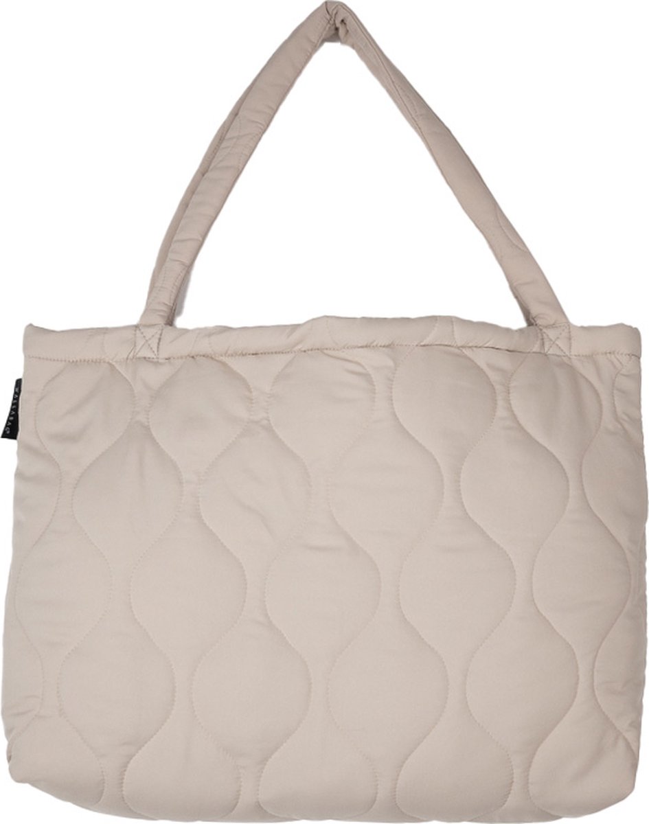 Wallabag - Tote Bag - Luiertas - Shopper - Mom Bag Snow Matelasse Brown