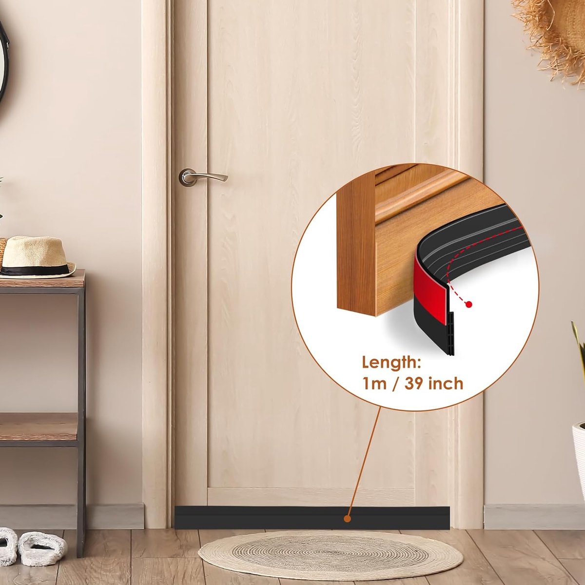 Joint horizontal bas de porte Young 2.0 - Modèle 1B - Novellini