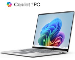 Microsoft Surface 7e Editie - Copilot+ Laptop - 15 inch Touchscreen - Snapdragon X Elite/16GB RAM/256GB SSD - Platinum Microsoft Surface 7e Editie - Copilot+ Laptop - 15 inch Touchscreen - Snapdragon X Elite/16GB RAM/256GB SSD - Platinum