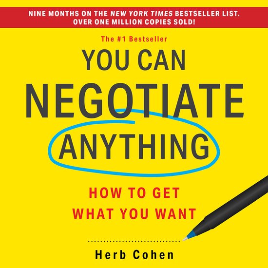 You Can Negotiate Anything - cover