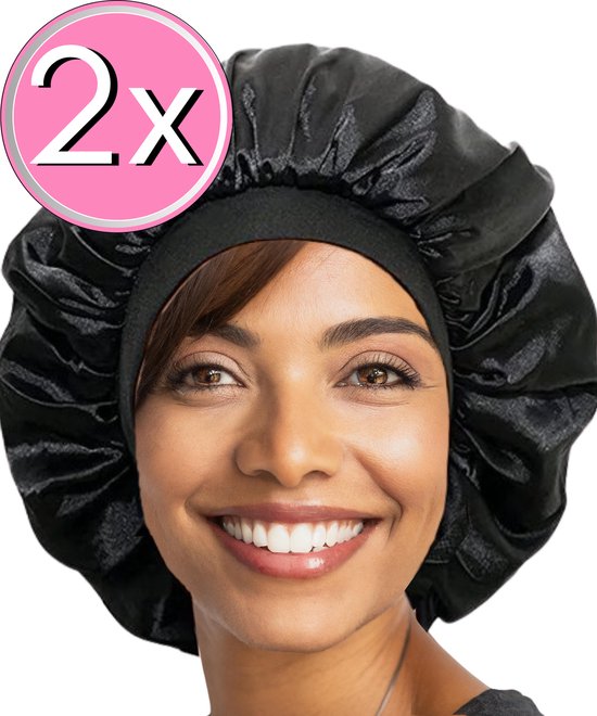 Slaapmuts - Satijn - Nacht muts - Bonnet - Slaap cap